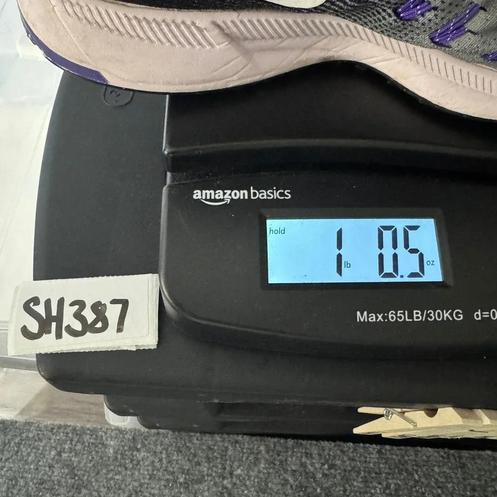 Nike Air Zoom Pegasus 33 Mens 7.5 Grey Purple Running Shoes‎ 831356-003